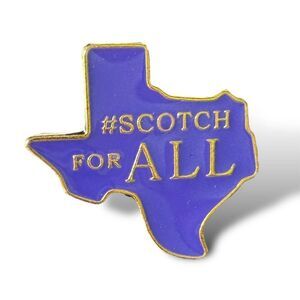 The Glenlivet Texas-Shaped Collector's Pin for Scotch Enthusiasts Scotch For All